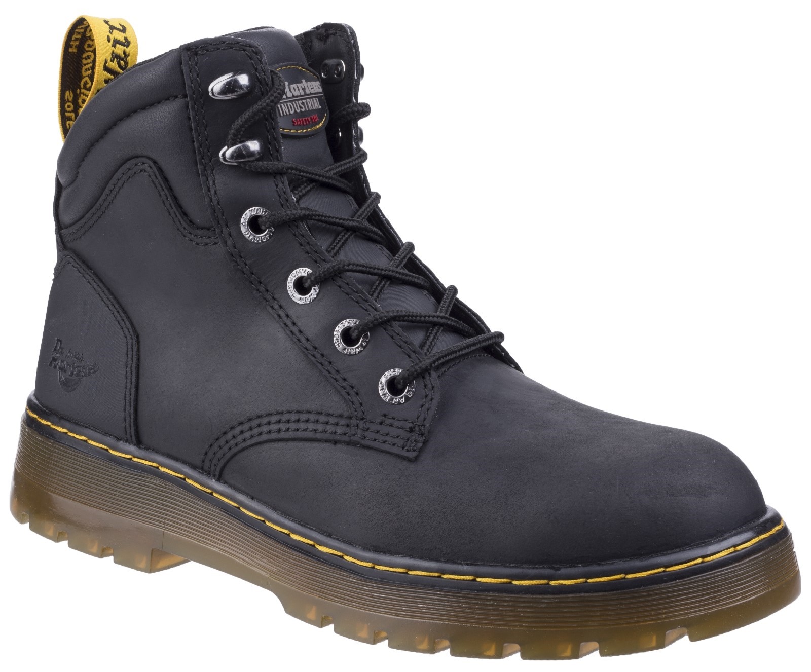Dr Marten Brace Black Safety Boot